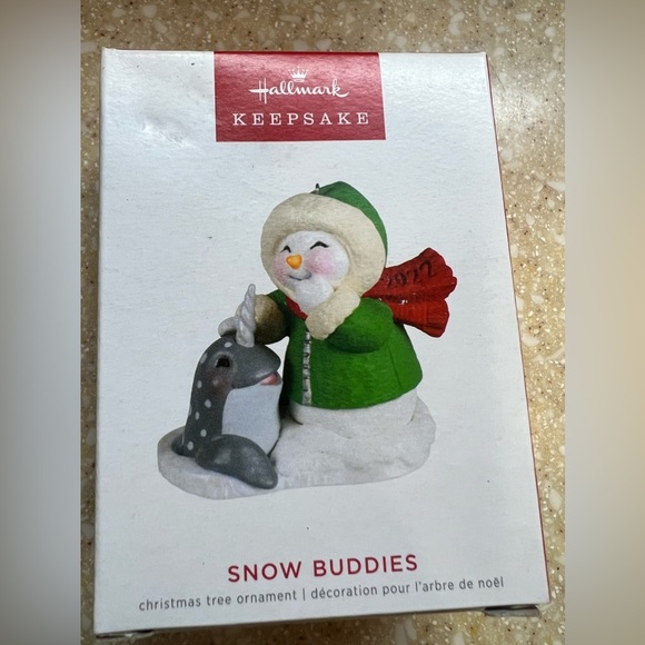 2022 Hallmark Snow Buddies 25th in the Series Ornament NEW - Picture 1 of 12